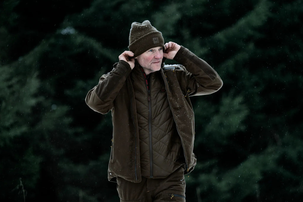 Härkila Heat Insulated waistcoat - Willow green/Shadow brown