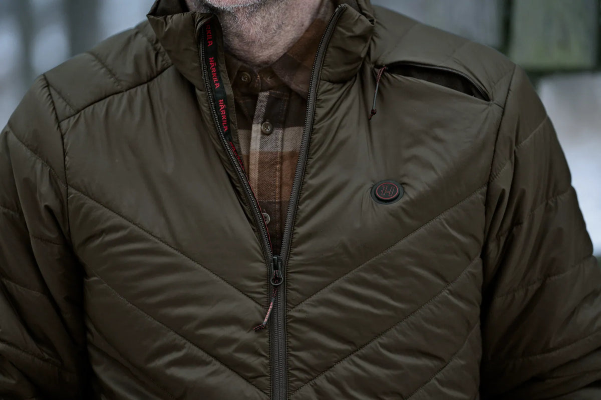 Härkila Heat Insulated jacket - Willow green/Shadow brown