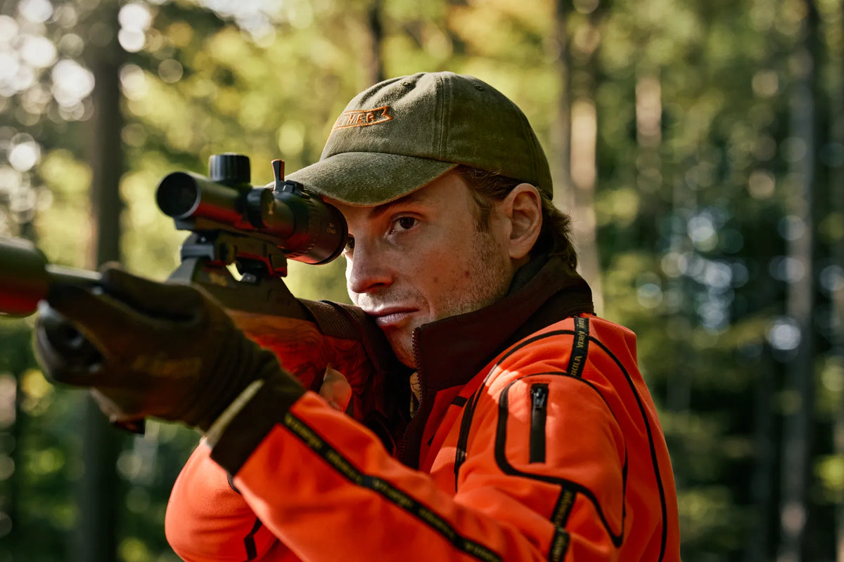 Kamko Blaze rev. fleece jacket - Orange blaze/Willow green