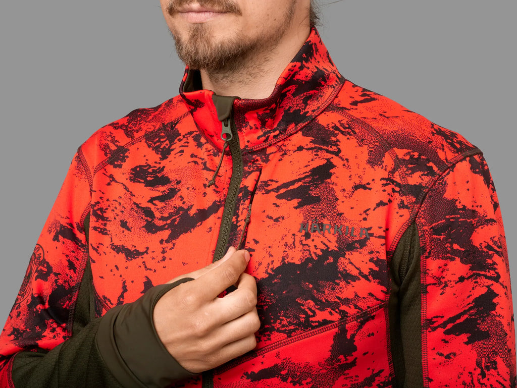 Wildboar Pro camo fleece jacket  - AXIS MSP®Wildboar orange/Shadow brown