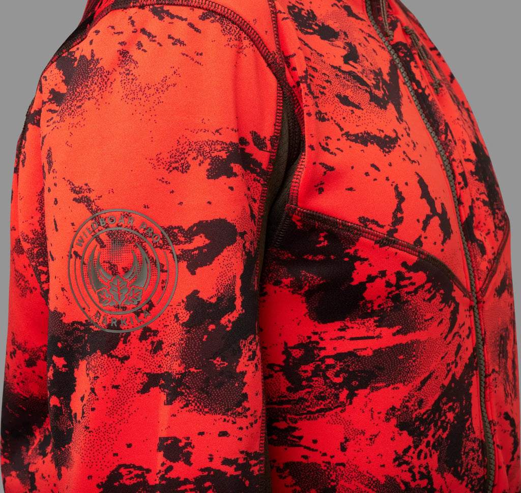 Wildboar Pro camo fleece jacket  - AXIS MSP®Wildboar orange/Shadow brown