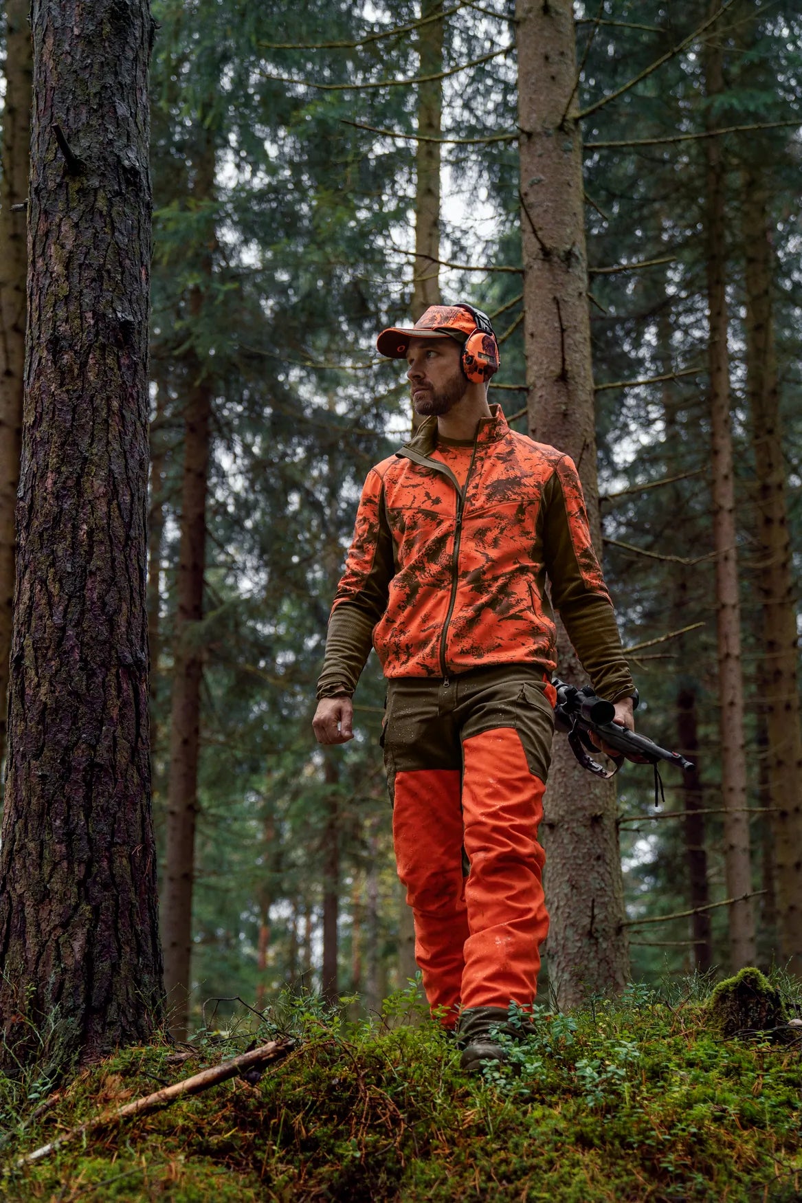 Wildboar Pro camo fleece jacket  - AXIS MSP®Wildboar orange/Shadow brown