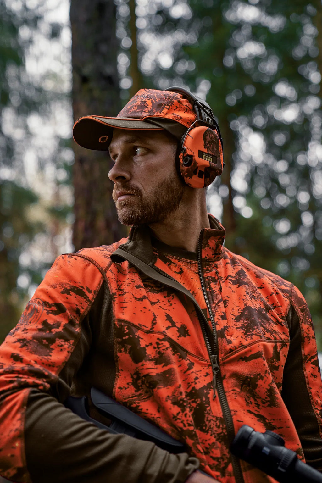 Wildboar Pro camo fleece jacket  - AXIS MSP®Wildboar orange/Shadow brown