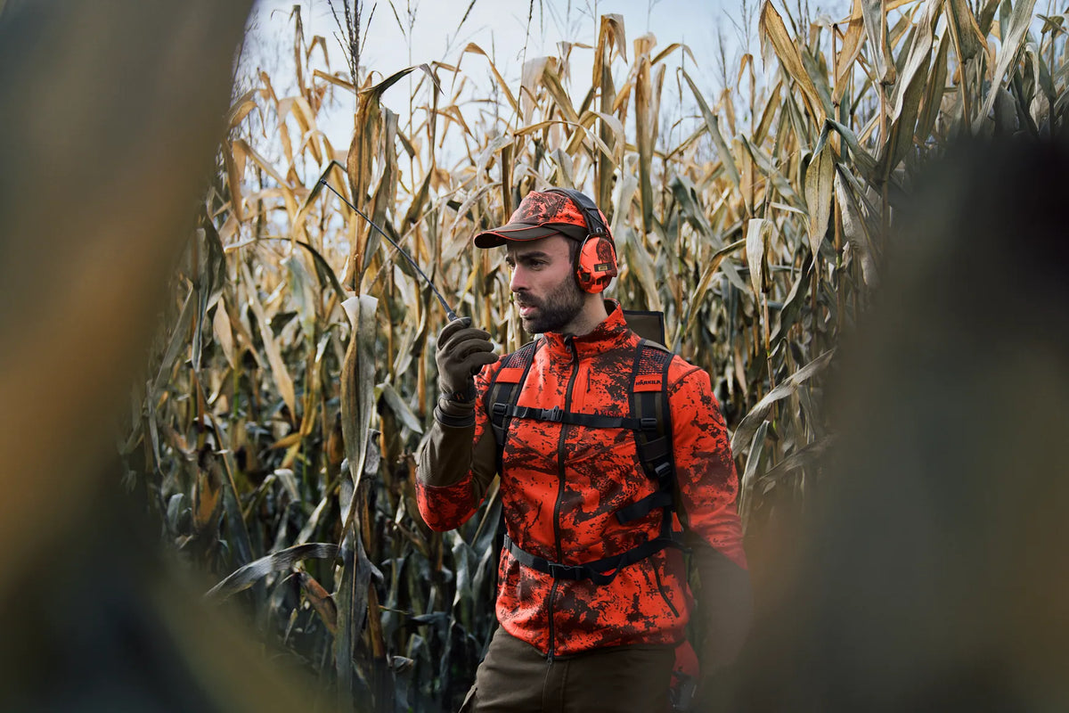 Wildboar Pro camo fleece jacket  - AXIS MSP®Wildboar orange/Shadow brown