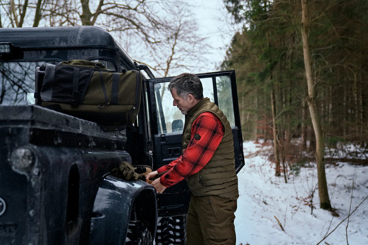 Driven Hunt Insulated waistcoat - Willow green