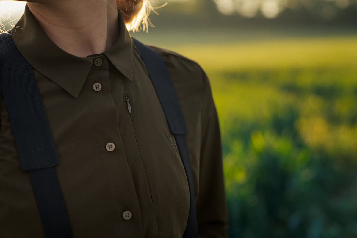 Trail L/S skjorte Women - Willow green