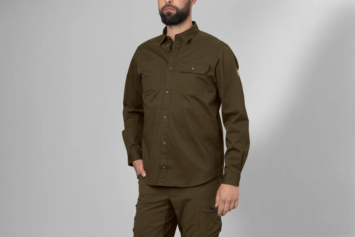 Trym L/S skjorte - Willow green