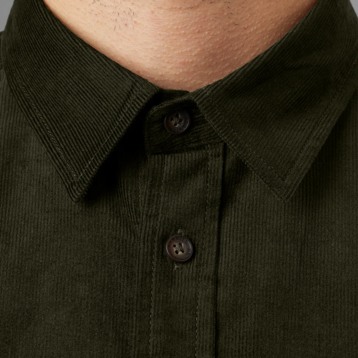 Kaldfjord corduroy shirt - Willow green