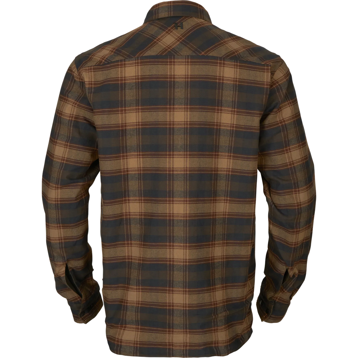 Eirik reversible shirt jacket - Dark warm olive/Burgundy