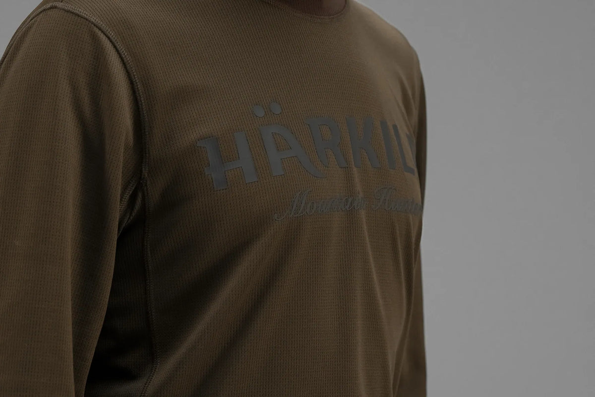 Mountain Hunter L/S t-shirt - Hunting green/Shadow brown