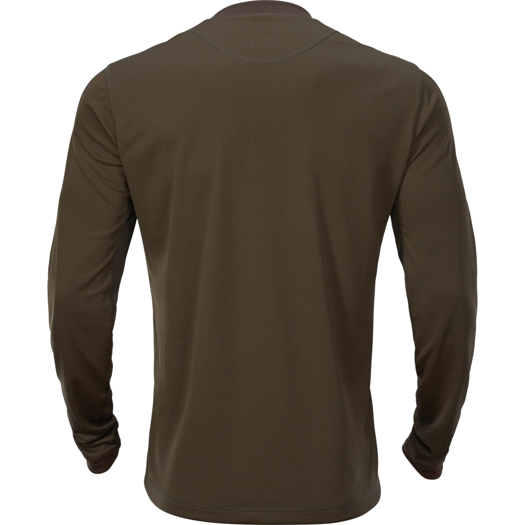 Mountain Hunter L/S t-shirt - Hunting green/Shadow brown