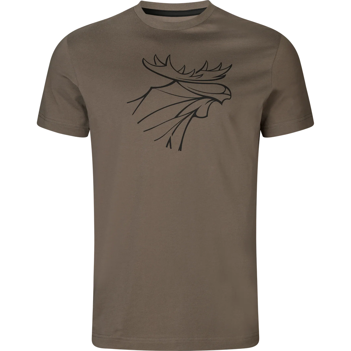 Härkila graphic t-shirt 2-pack - Brown granite/Phantom