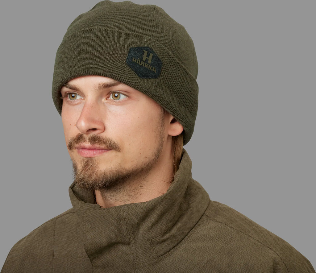 Driven Hunt reversible beanie - Willow green