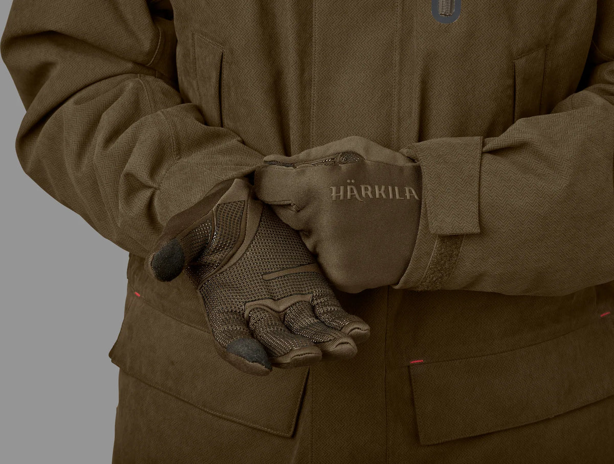 Härkila Power Stretch gloves - Willow green