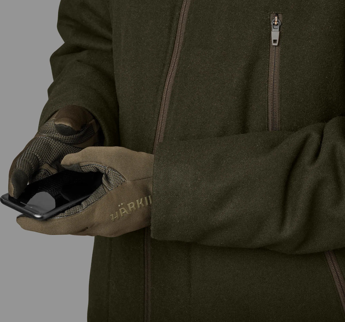 Härkila Power Stretch gloves - Shadow brown