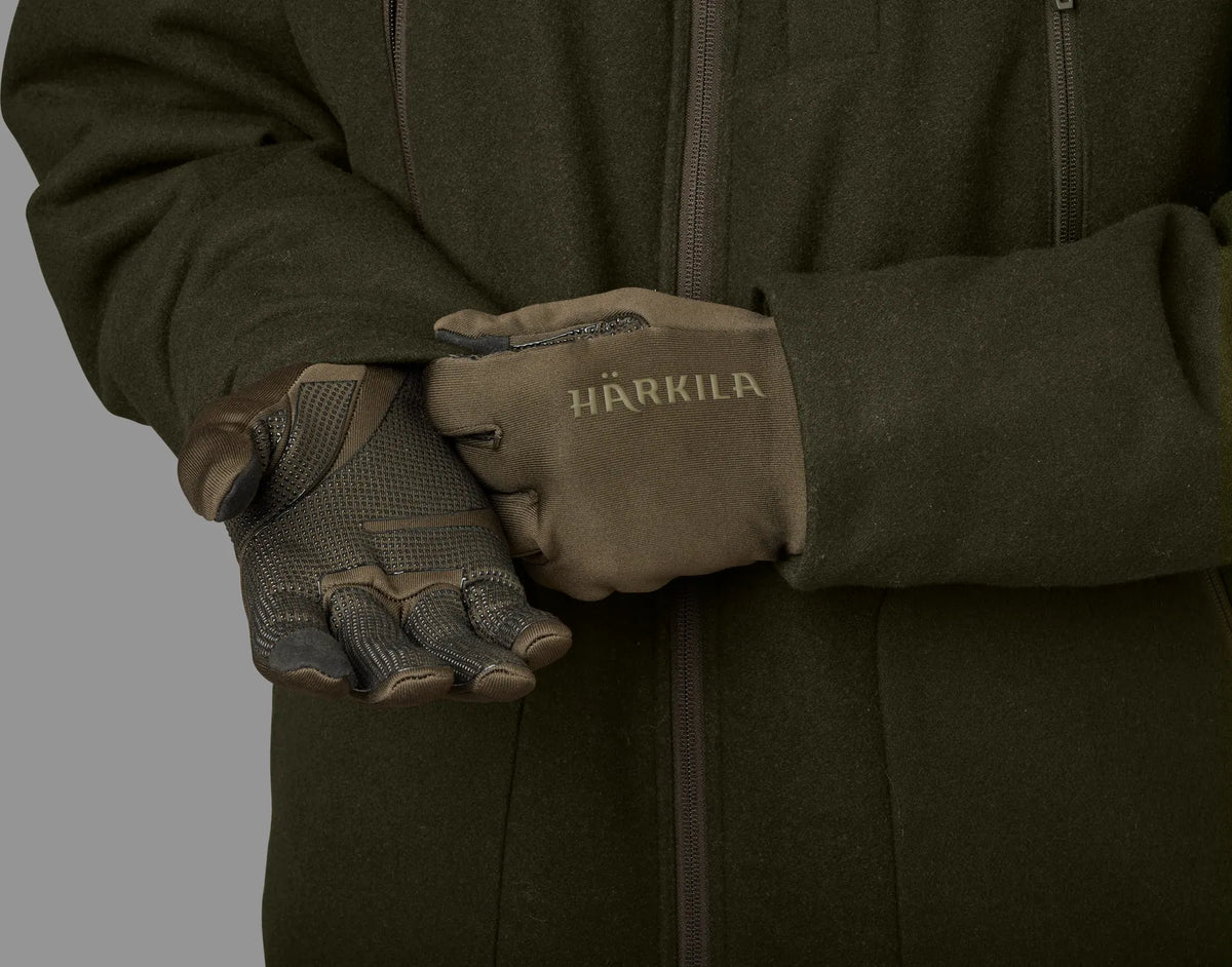 Härkila Power Stretch gloves - Shadow brown