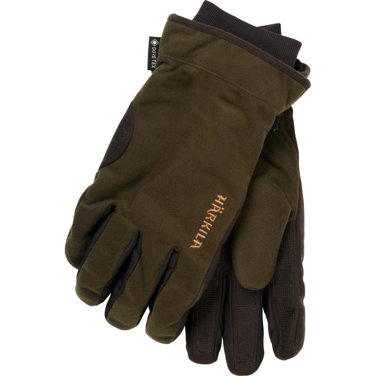 Härkila Core GTX gloves - Hunting green/Shadow brown