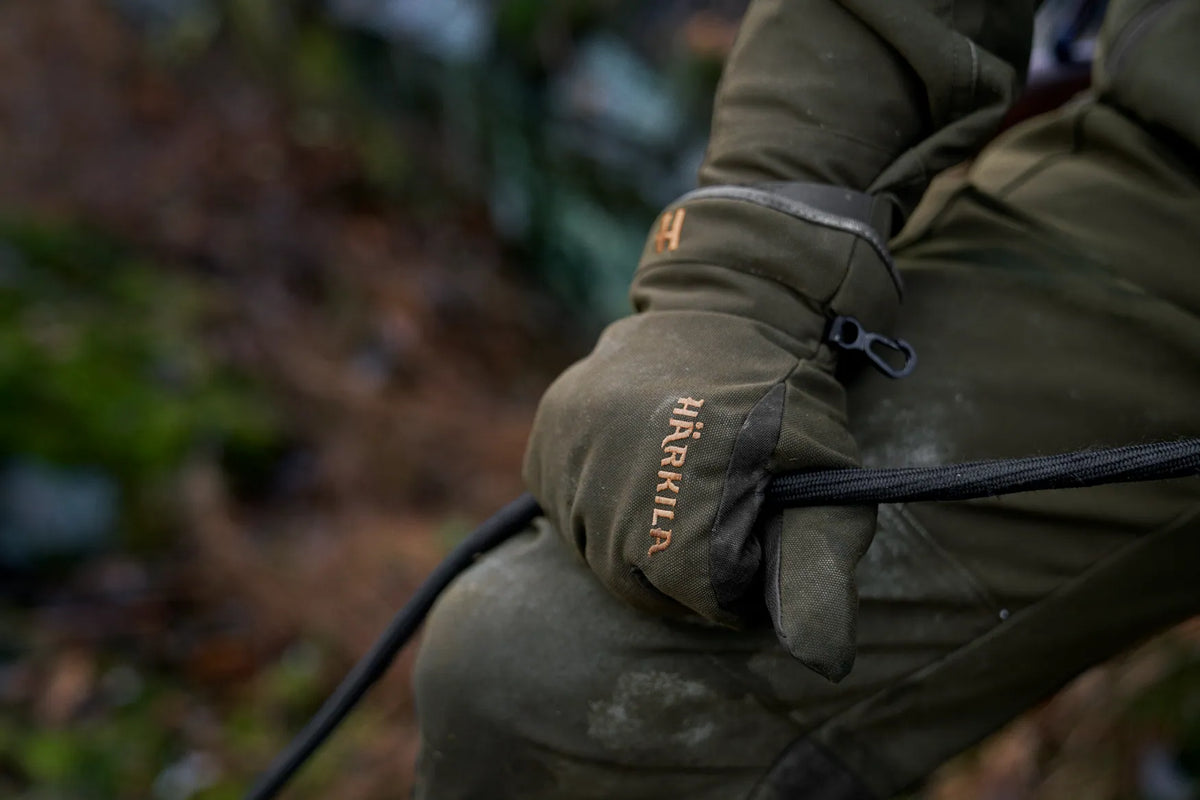 Pro Hunter GTX gloves - Willow green/Shadow brown