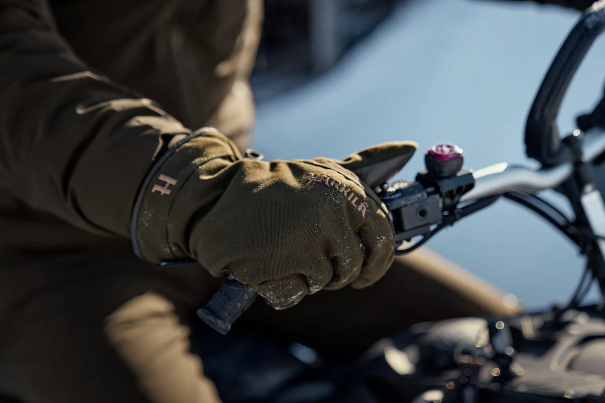 Pro Hunter GTX gloves - Willow green/Shadow brown