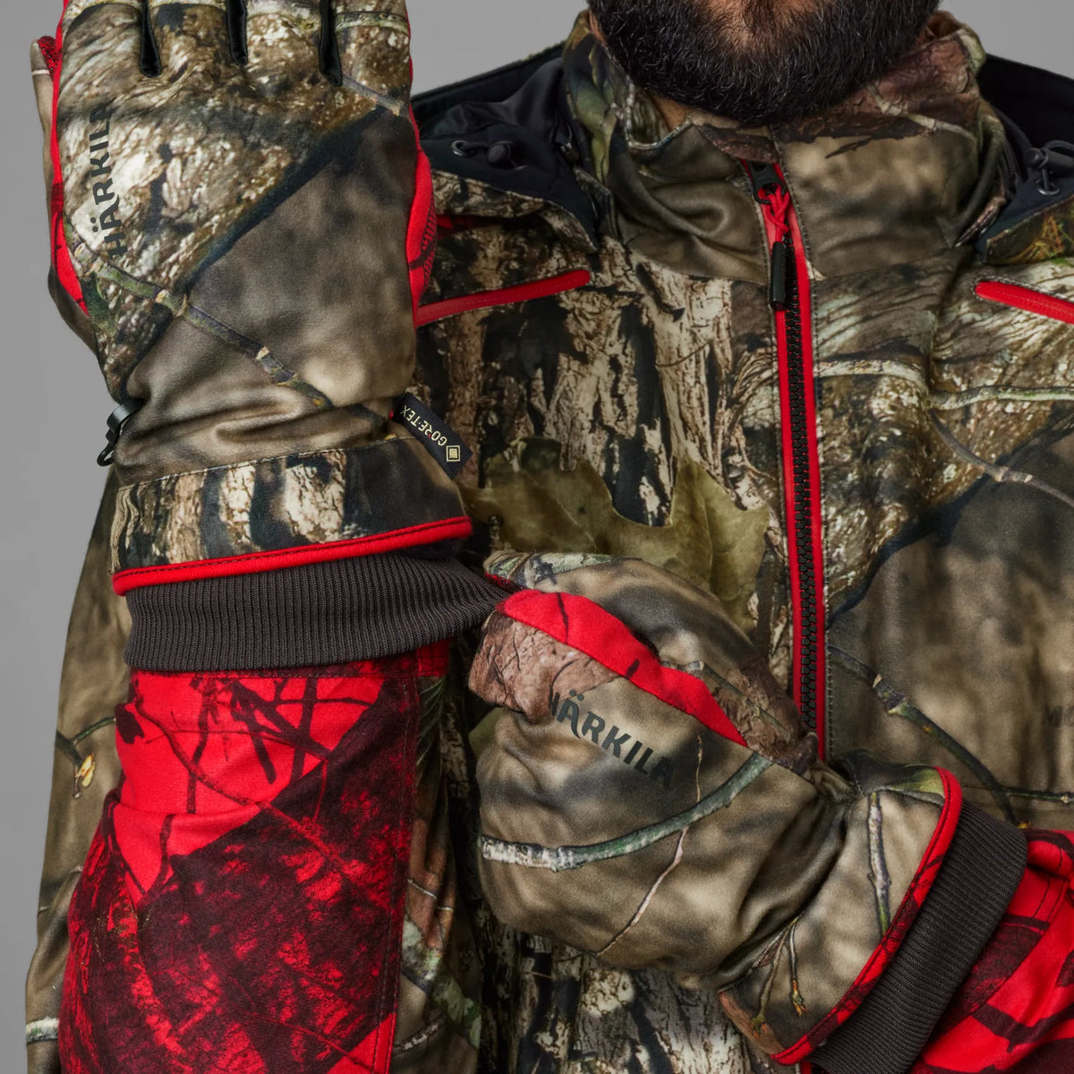 Moose Hunter 2.0 GTX gloves - MossyOak®Break-Up Country®/MossyOak®Red