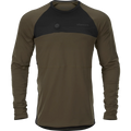 Härkila Heat USB-C L/S t-shirt - Willow green/Black