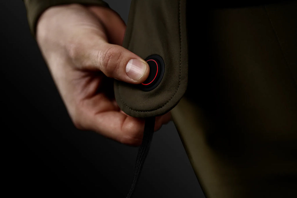 Härkila Heat USB-C Long Johns - Willow green/Black