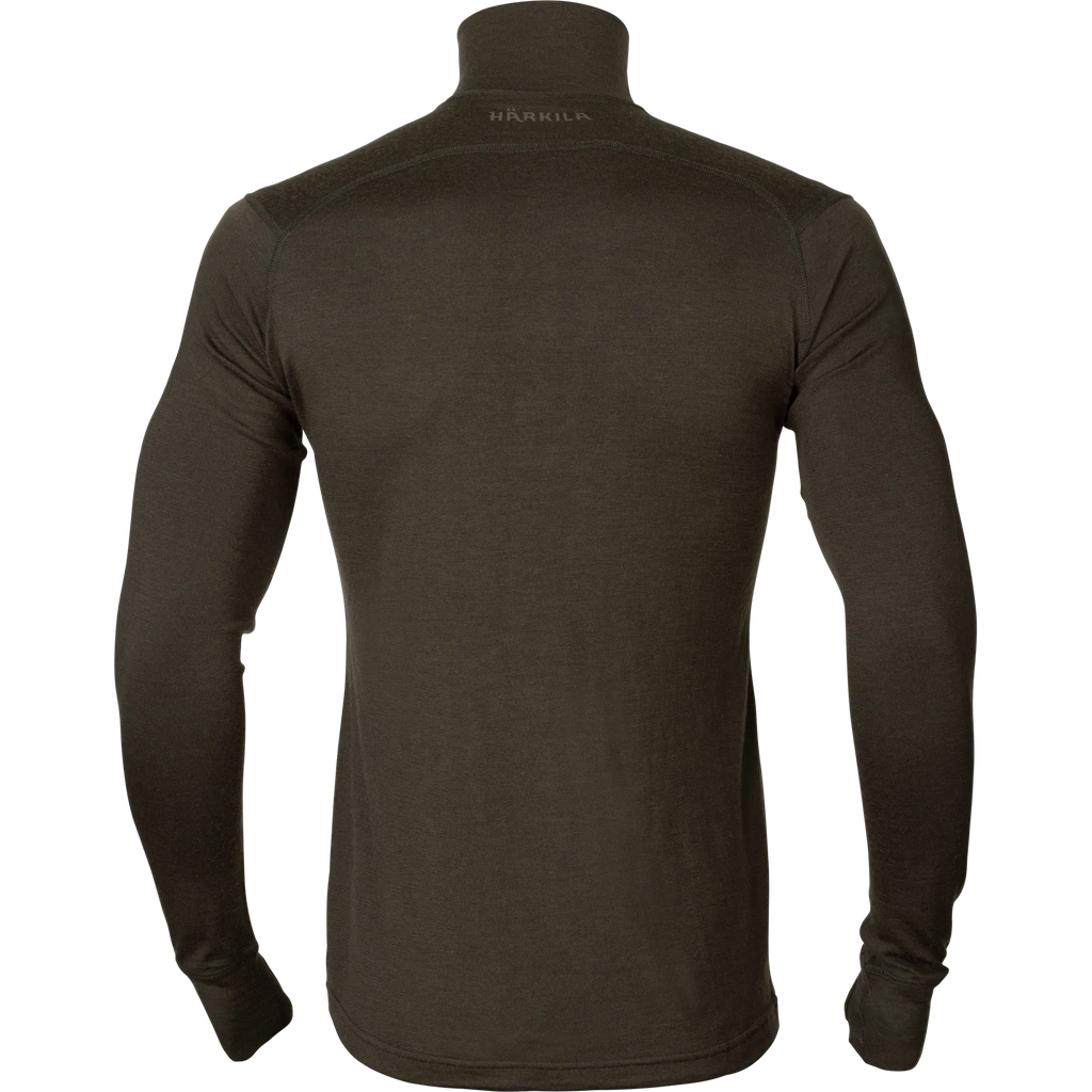 Härkila Base All Season half zip - Shadow brown