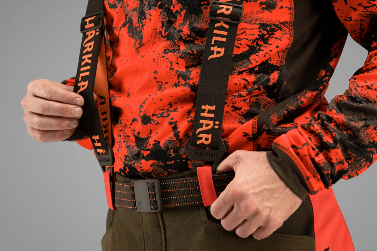 Wildboar Pro Tech belt - Brown/Orange blaze