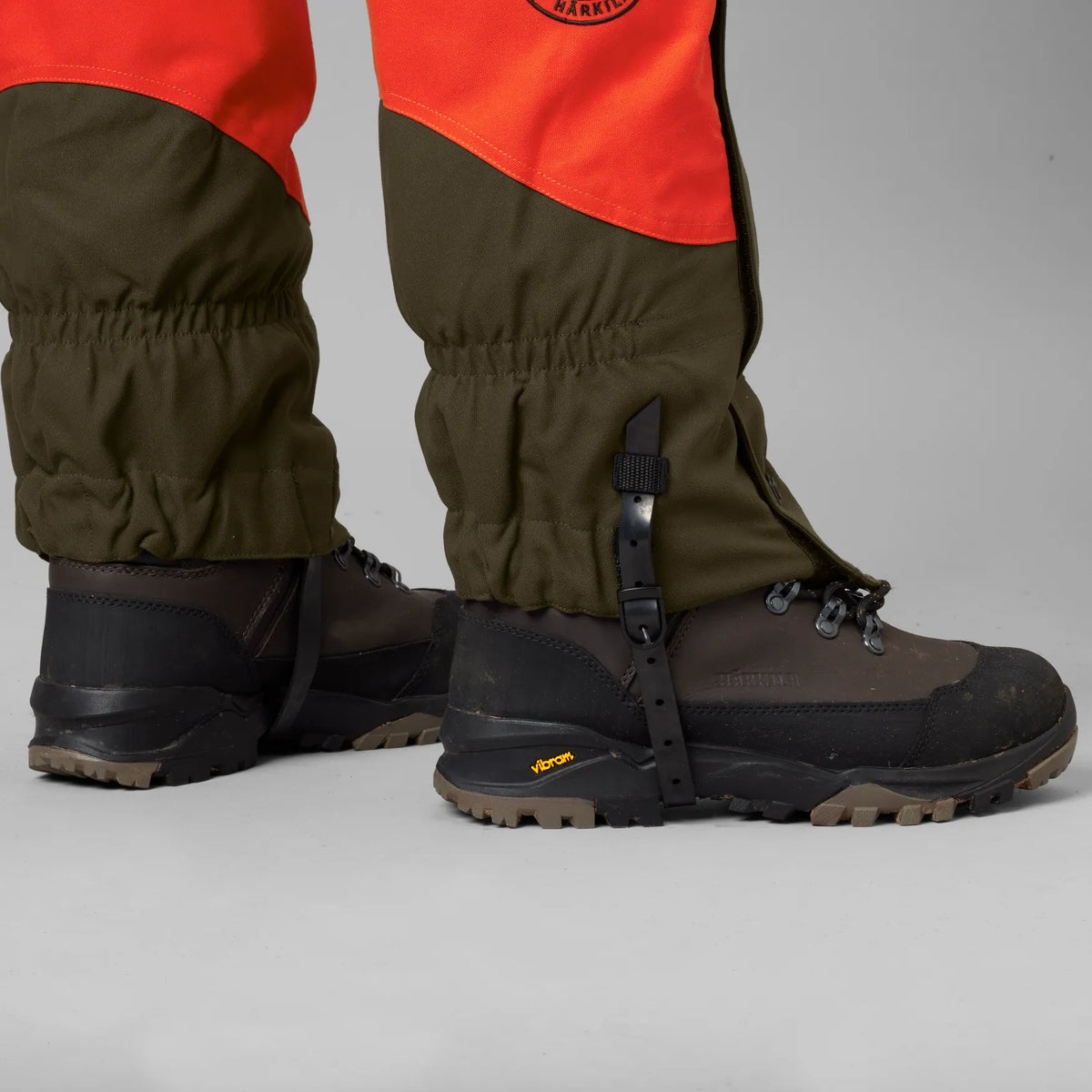 Wildboar Pro gaiters - Orange blaze/Willow green