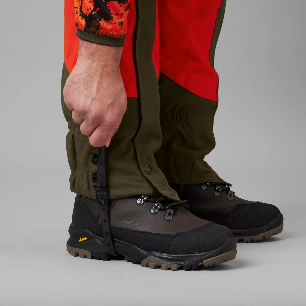 Wildboar Pro gaiters - Orange blaze/Willow green