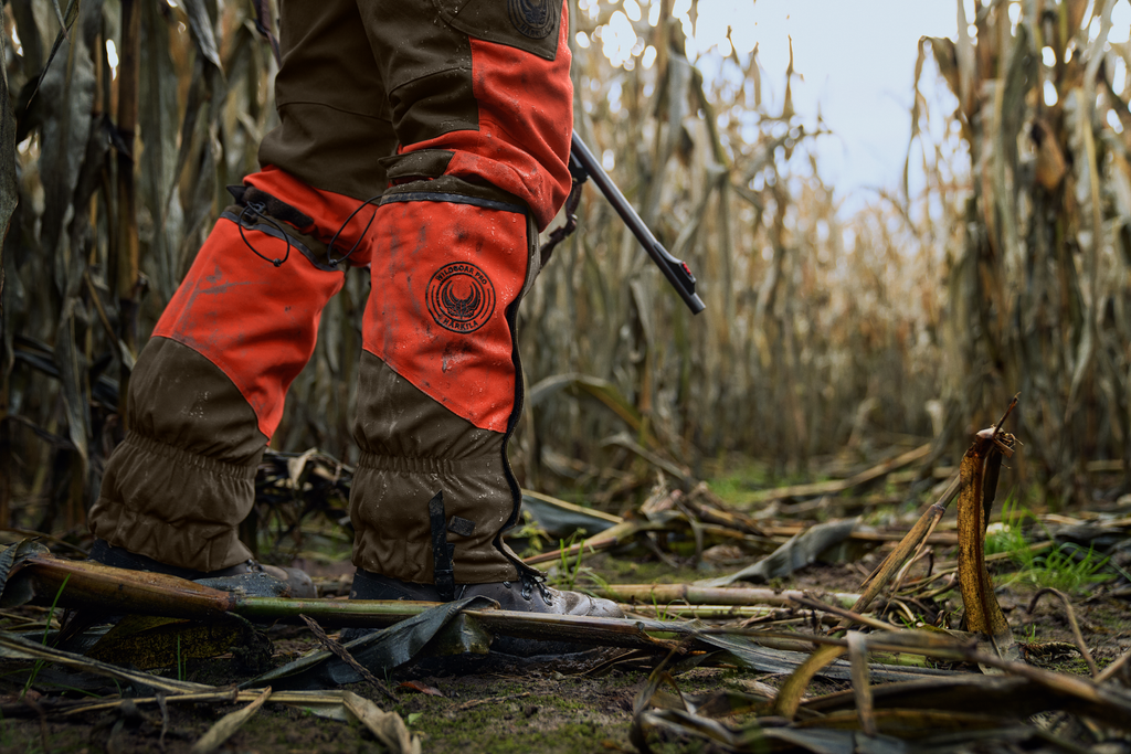 Wildboar Pro gaiters - Orange blaze/Willow green