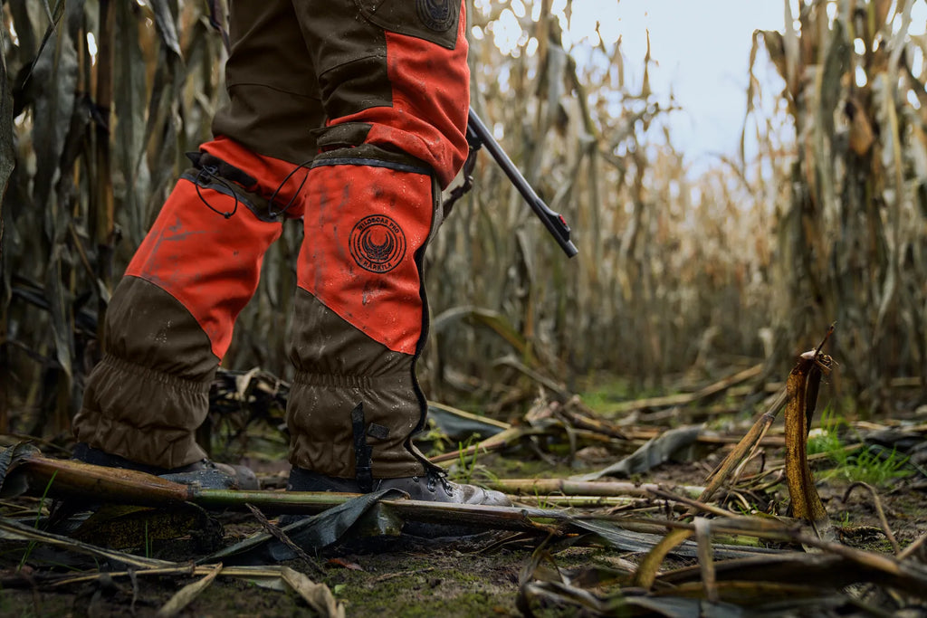 Wildboar Pro gaiters - Orange blaze/Willow green