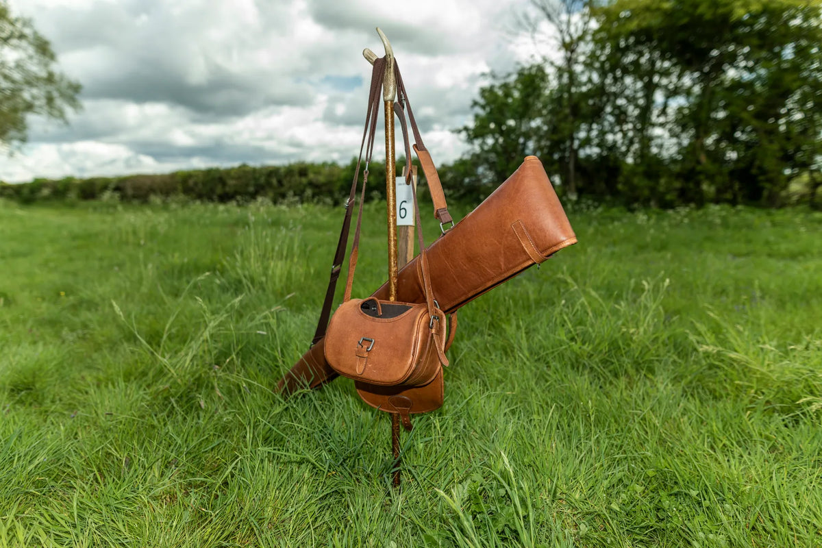 Retrieve cartridge bag f/125 cartridges - Cognac