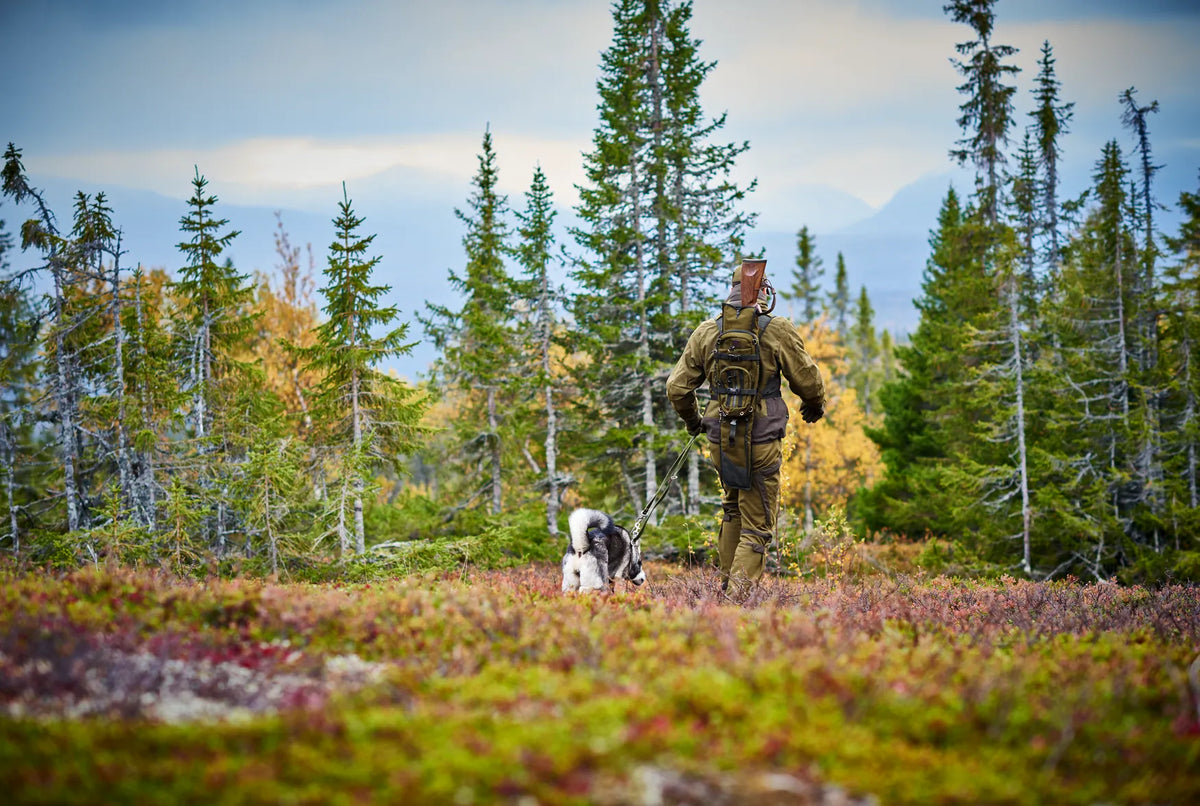 Alta rucksack in melton wool - Hunting green